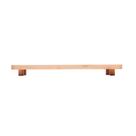 Bandeja Apoio Retangular com Pé em Bambu 24CM X 11CM X 2,5CM Bandeja Apoio Retangular com Pé em Bambu 24CM X 11CM X 2,5CM