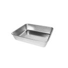 Bandeja Assadeira Forma Retangular Inox Funda Multiuso 26cm