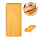 Bandeja Bambu 23cm Retangular P/ Servir Café Elegante