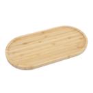 Bandeja Bambu 30x15cm Servir Petiscos Frios Casa Lovely Vibe