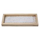 Bandeja Base Para Jardim Zen E Decoração Mesa Madeira 24x10