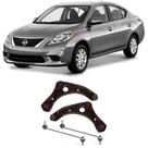 Bandeja + Bieleta Nissan Versa Dianteira 2011 Até 2017 O Par
