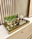 Bandeja Bronze Espelho Bar Bebidas 50x30