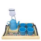 Bandeja Bule 270ml + 4 Canecas 80ml
