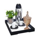 Bandeja Café Manhã Bebida Pequena Decorativa Ambiente Hall Entrada Casa Recepção