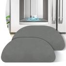 Bandeja coletora de geladeira LOPNUR Cuttable 21x9,5 cm, pacote com 2 unidades, cinza
