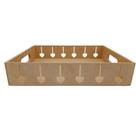 Bandeja Com Alça Chuva De Amor 30x25x6 Mdf Cru Decorar Presente Cesta Bandeja Com Alça Chuva De Amor 30x25x6 Mdf Cru Decorar Presente Cesta