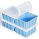 Bandeja congeladora GGOW Silicone 500mL com tampa, pacote com 2 unidades para sopa