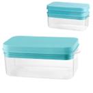 Bandeja Cubos De Gelo Com Tampa e Suporte Pote Armazenamento