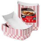 Bandeja de alimentos HOUZZKINGZ USA, capacidade de 2 libras, Red Check, pacote com 250 Bandeja de alimentos HOUZZKINGZ USA, capacidade de 2 libras, Red Check, pacote com 250