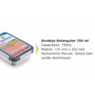 Bandeja de Alumínio Marmitex 10 unidades C/Tampa - ThermoPrat - Escolha o Tamanho!