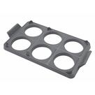 Bandeja de Anéis para Ovos Cuisinart CGR-600 - 7 Peças de Silicone para Grelhar