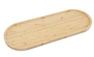 Bandeja de Bambu 40 cm P/ Servir Petiscos, Frios Lovely Vibe