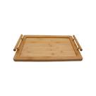 Bandeja De Bambu Oikos Com Alças Retangular