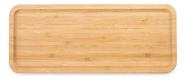Bandeja De Bambu Resistente Produto Natural 28x11cm
