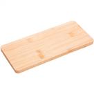 Bandeja de Bambu Retangular Lyor Com Pé 24x11x2,5cm Nature Decoração Petiscos Bandeja de Bambu Retangular Lyor Com Pé 24x11x2,5cm Nature Decoração Petiscos