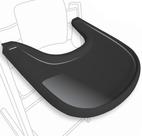 Bandeja de cadeira alta Babarta para Stokke Trip Trap V2+ preta