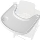 Bandeja de cadeira alta para bebês LuqiBabe para Stokke Tripp Trapp White
