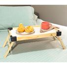 Bandeja de Cama Dobrável Strong Cazza E102 Madeira
