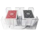 Bandeja de cartas de baralho Yuanhe 6 Deck Revolving Rotating Canasta