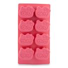 Bandeja de cubos de gelo Sanrio Hello Kitty Hearts de silicone com 8 cubos
