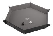 Bandeja De Dados Hexagonal 271 X 271mm Preto E Cinza Bandeja De Dados Hexagonal 271 X 271mm Preto E Cinza