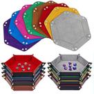 Bandeja de dados K.T. Fancy Folding D&D, porta-dados, 8 peças Bandeja de dados K.T. Fancy Folding D&D, porta-dados, 8 peças