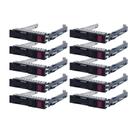 Bandeja de disco rígido Caddy 2.5 SSD Caddy, pacote com 10 unidades para HP Proliant