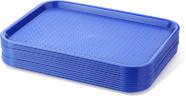 Bandeja de fast food New Star Foodservice, conjunto de 12, azul, 25x35cm