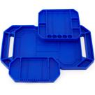 Bandeja de ferramentas Aocoom, tapete mecânico antiderrapante de silicone, 3 unidades