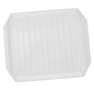 Bandeja de fogão de bacon para micro-ondas com grelha, frigideira crocante para forno, reaquecimento de microondas, lanches, pizza, cozedura, antiaderente, lavável na máquina de lavar louça, itens essenciais leves para cozinhar