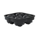 Bandeja de Gelo de Silicone Rosa - Fácil Liberação com Funil para Cocktails