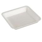 Bandeja de Isopor B1 Rasa 15x15cm Pacote com 200 Unidades