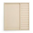Bandeja de joias Insert Wolf Vault Half Tray Ring Beige