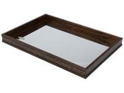 Bandeja de Madeira com Espelho Coquinho 11900 - Woodart