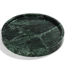Bandeja de mármore YMXYJM Real Natural Redonda Verde 25x25x2,5cm