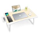 Bandeja de mesa dobrável para laptop Amaredom com gaveta de armazenamento