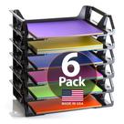 Bandeja de mesa Officemate Recycled Side Load Letter/A4 6/PK