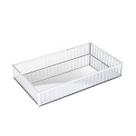 Bandeja de Metal com Espelho Prateada 25cm x 15cm x 4cm - Lyor