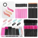 Bandeja de mistura de maquiagem Shynek com kit de acessórios descartáveis varinhas de rímel, aplicadores de lábios, grampos de cabelo e caixa organizadora Bandeja de mistura de maquiagem Shynek com kit de acessórios descartáveis varinhas de rímel, aplicadores de lábios, grampos de cabelo e caixa organizadora