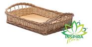 Bandeja De Pães Vime 10x32x50 Padaria Retangular Ref.322 Lar