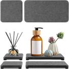 Bandeja de pedra absorvente de água Lyxel Quick Drying Diatomite 4PCS