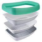 Bandeja de peneiração Litter Box Luuup 3 Cat com revestimento antiaderente