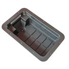 Bandeja de pés Marinetech Panther embutida para pedal de motor de pesca