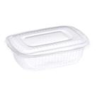 Bandeja de Plástico para Freezer e Microondas 700ml G302 - 100un Galvanotek
