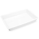 Bandeja De Plastico Retangular Branca 17l Plasvale - 60x40x9cm (cxlxa) Branco