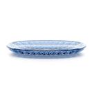 Bandeja de servir guzzini oval small em acrílico vanity acqua 32cm denim blue 131301sac283