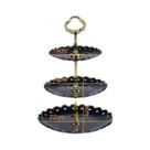 Bandeja De Sobremesa Retro De 3 Camadas, Suporte Para Bolos, Prato De Frutas Para Casamentos E