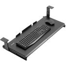 Bandeja de teclado Under Desk VIVO MOUNT-KB27HB com altura ajustável