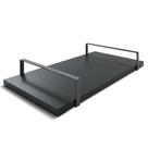 Bandeja Decorativa 25x50cm Borda Infinita Alça Preta